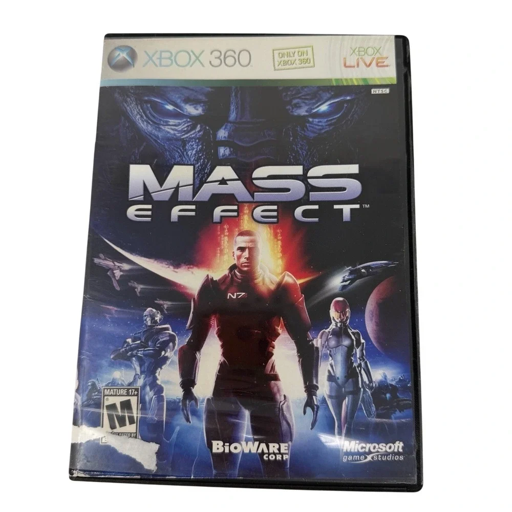 Mass Effect Xbox 360 Game BioWare Microsoft Sci-Fi RPG Not Tested No Manual